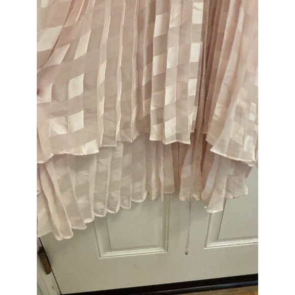 TED BAKER Women’s Sasski Pleated Maxi Dress Size 2 pink formal event gala - Picture 3 of 16